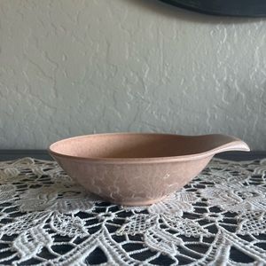 Russel Wright coral aka ripe apricot small bowl with lugged handle